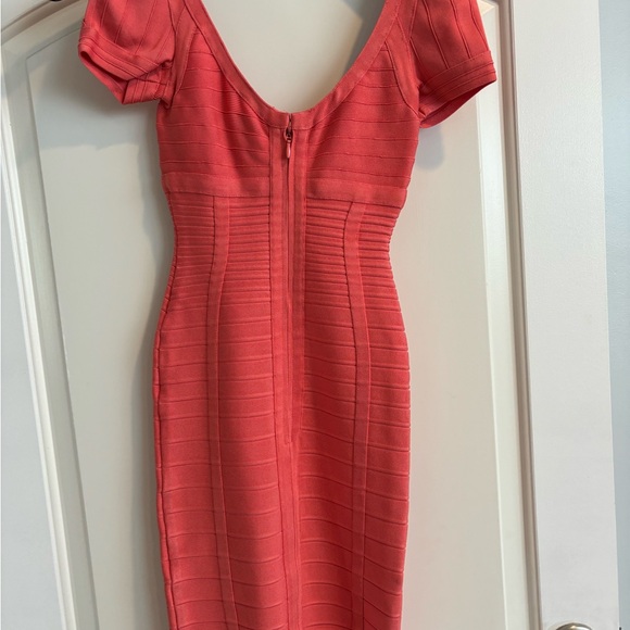 HERVÉ LÉGER coral Bandage Mini XS - Picture 4 of 5